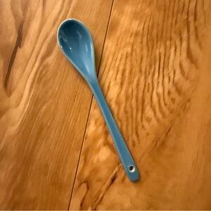 Blue Ceramic Spoon (qty 17)
